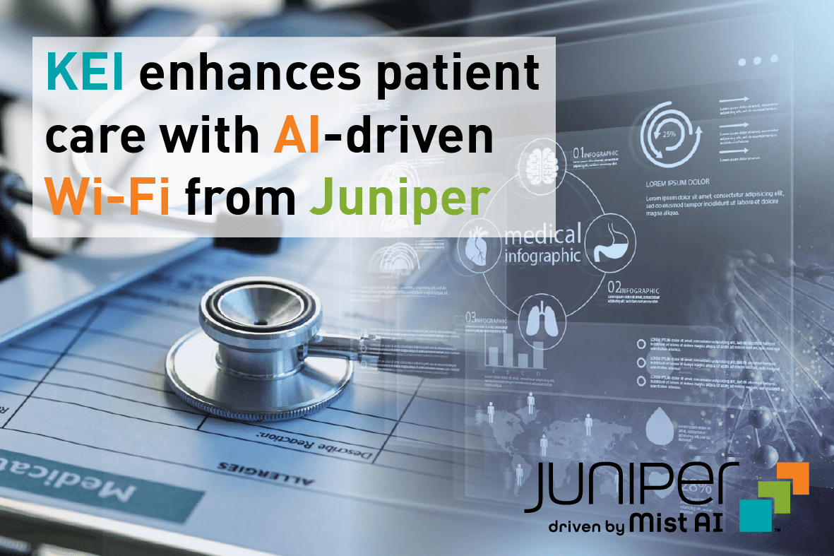 KEI enhances patient care with AI-driven Wi-Fi from Juniper