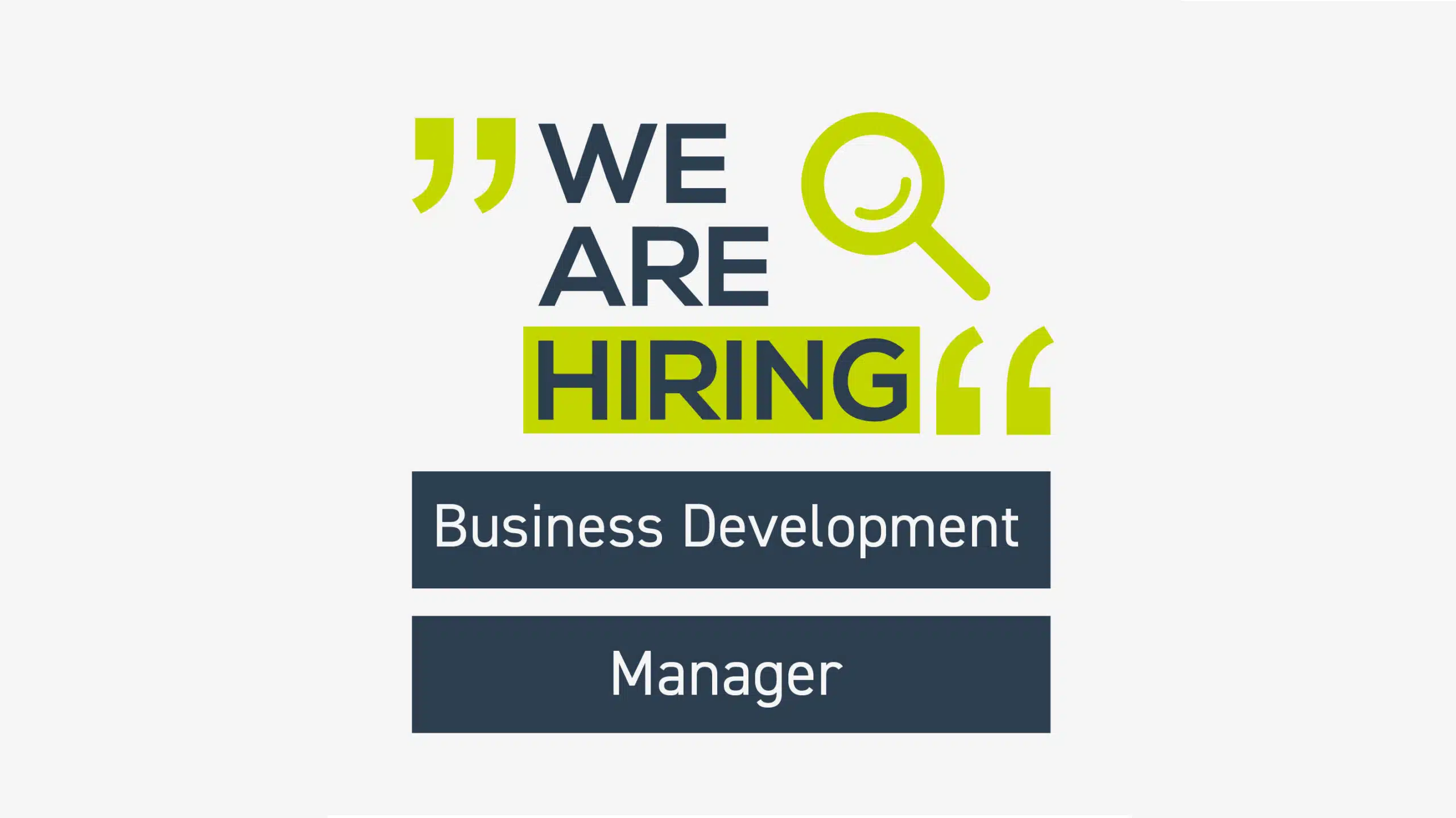 Vacancy Business Development Manager