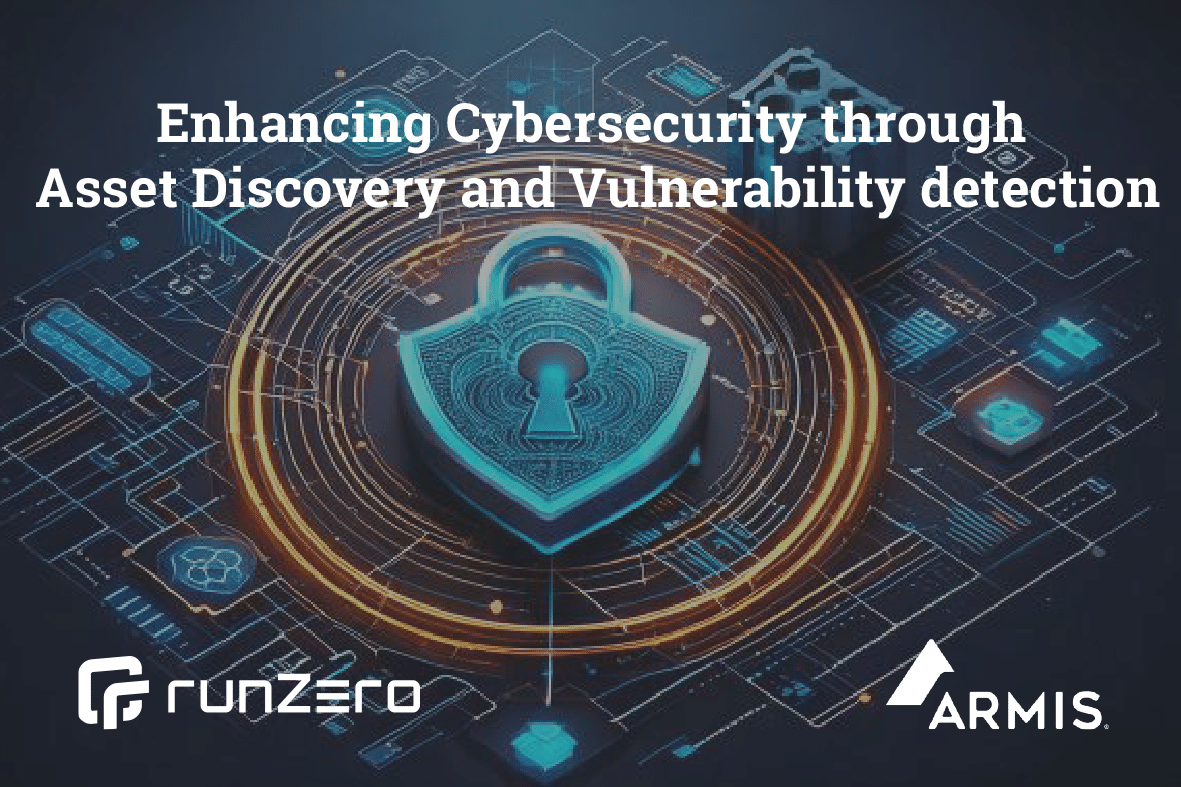 Enhancing Cybersecurity Visual with RunZero & Armis logo