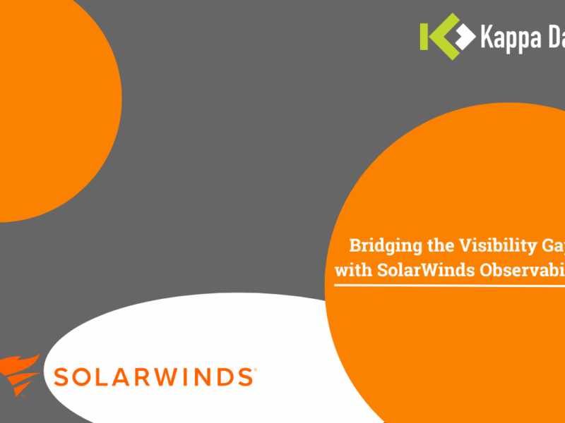 Solarwinds - Bridging the visibility with Solarwinds Oberservability